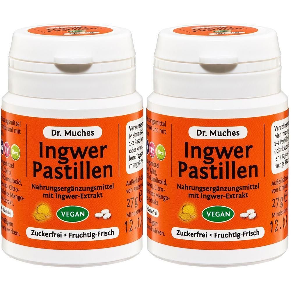 Ingwer Pastillen Dr.Muches zuckerfrei 2x 2x27 g