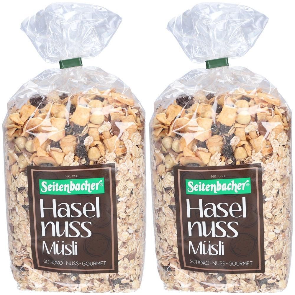 Seitenbacher Haselnuss Müsli 2x 2x750 g