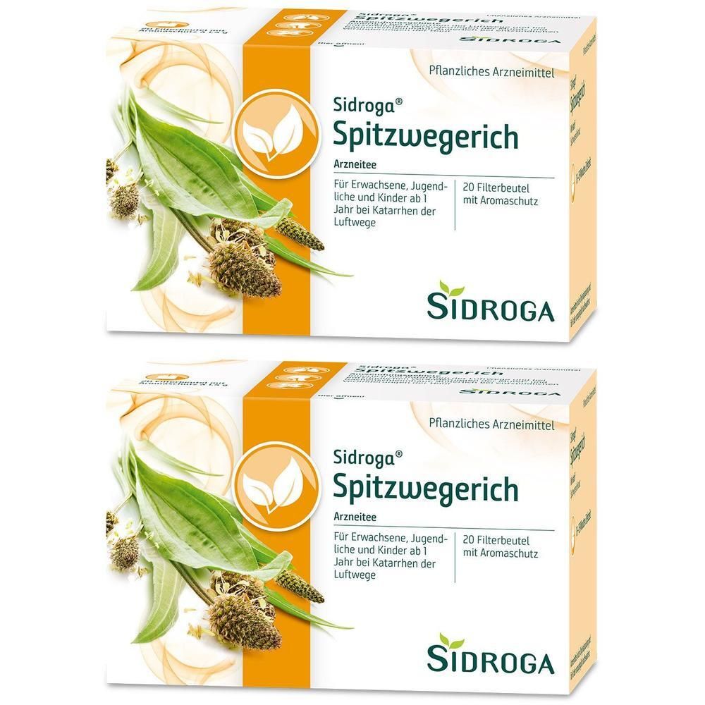 Sidroga Spitzwegerich Tee Filterbeutel 2x 2x20x1,4 g