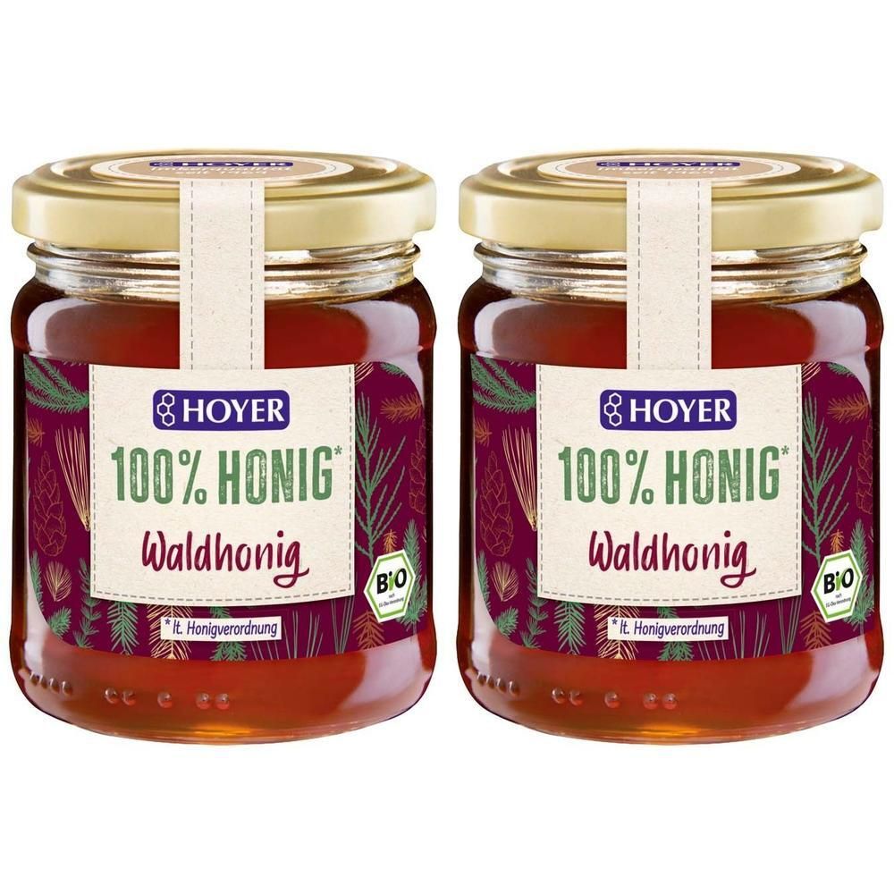 Hoyer Honig Wald Bio 2x 2x250 g