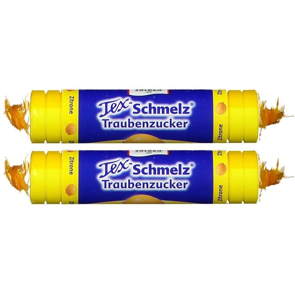 Soldan Tex Schmelz Traubenzucker Zitrone Rolle 2x 2x33 g Bonbons