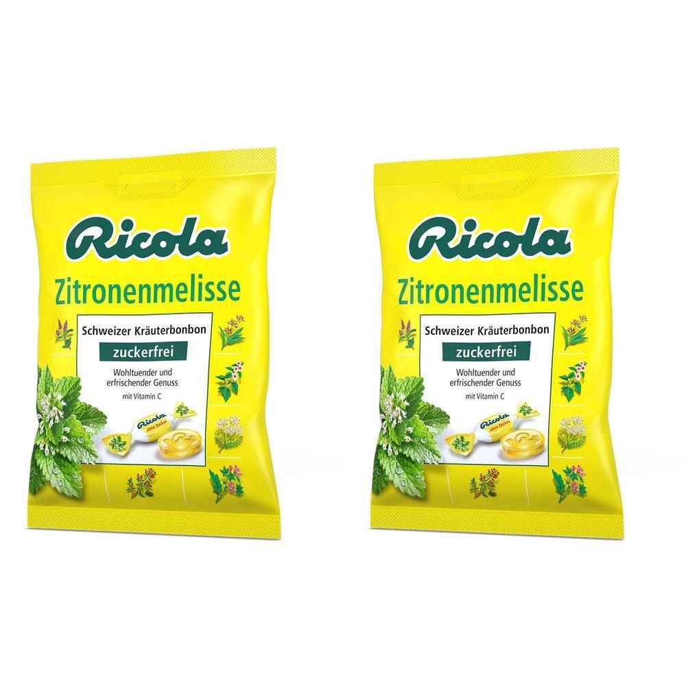 Ricola o.Z.Beutel Zitronenmelisse Bonbons 2x 2x75 g