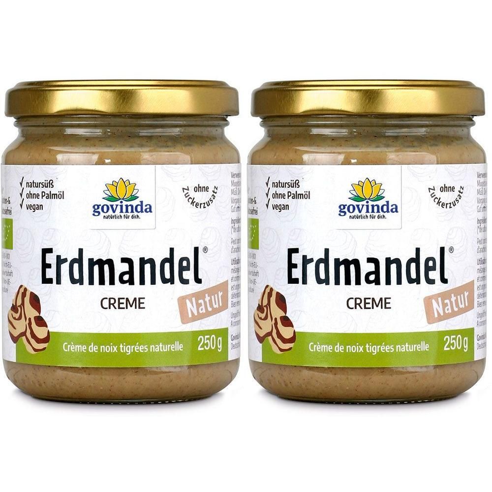 Govinda Bio Erdmandelcreme 2x 2x250 g Creme