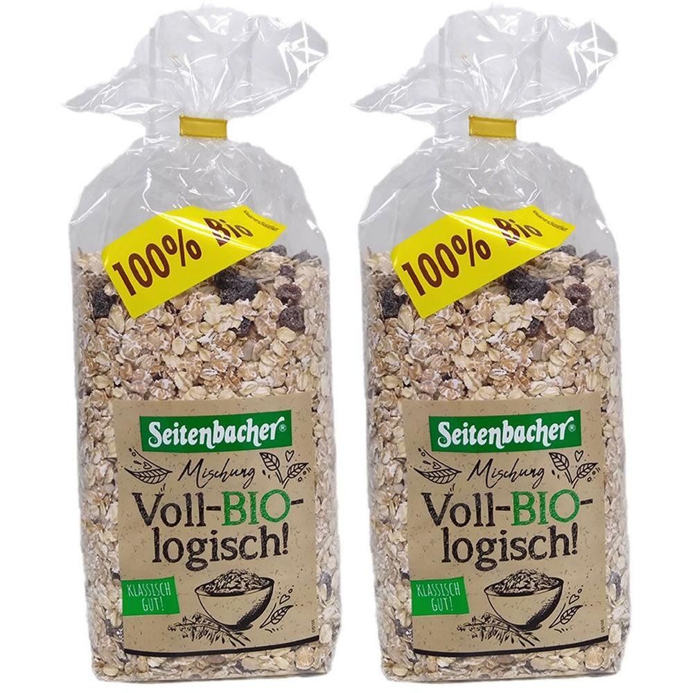 Seitenbacher Müsli Vollbiologische Mischung Nr. 815 2x 2x750 g