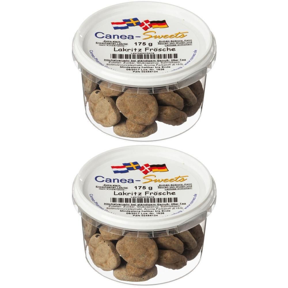 Lakritz Frösche 2x 2x175 g Bonbons