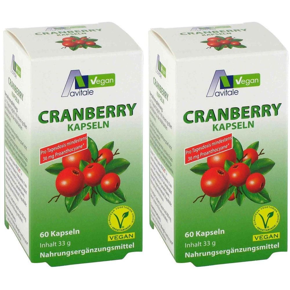 Cranberry Vegan Kapseln 400 mg 2x 2x60 St