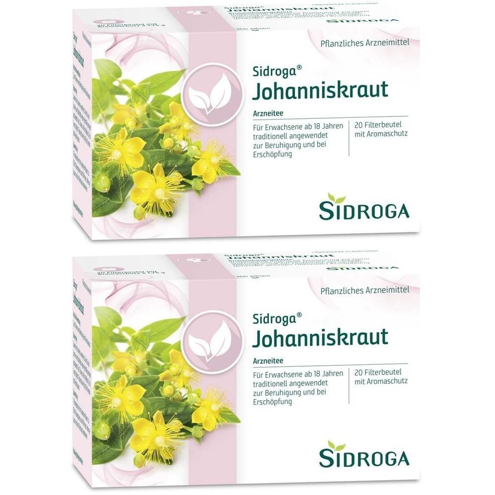 Sidroga Johanniskraut Tee Filterbeutel 2x 2x20x1,75 g