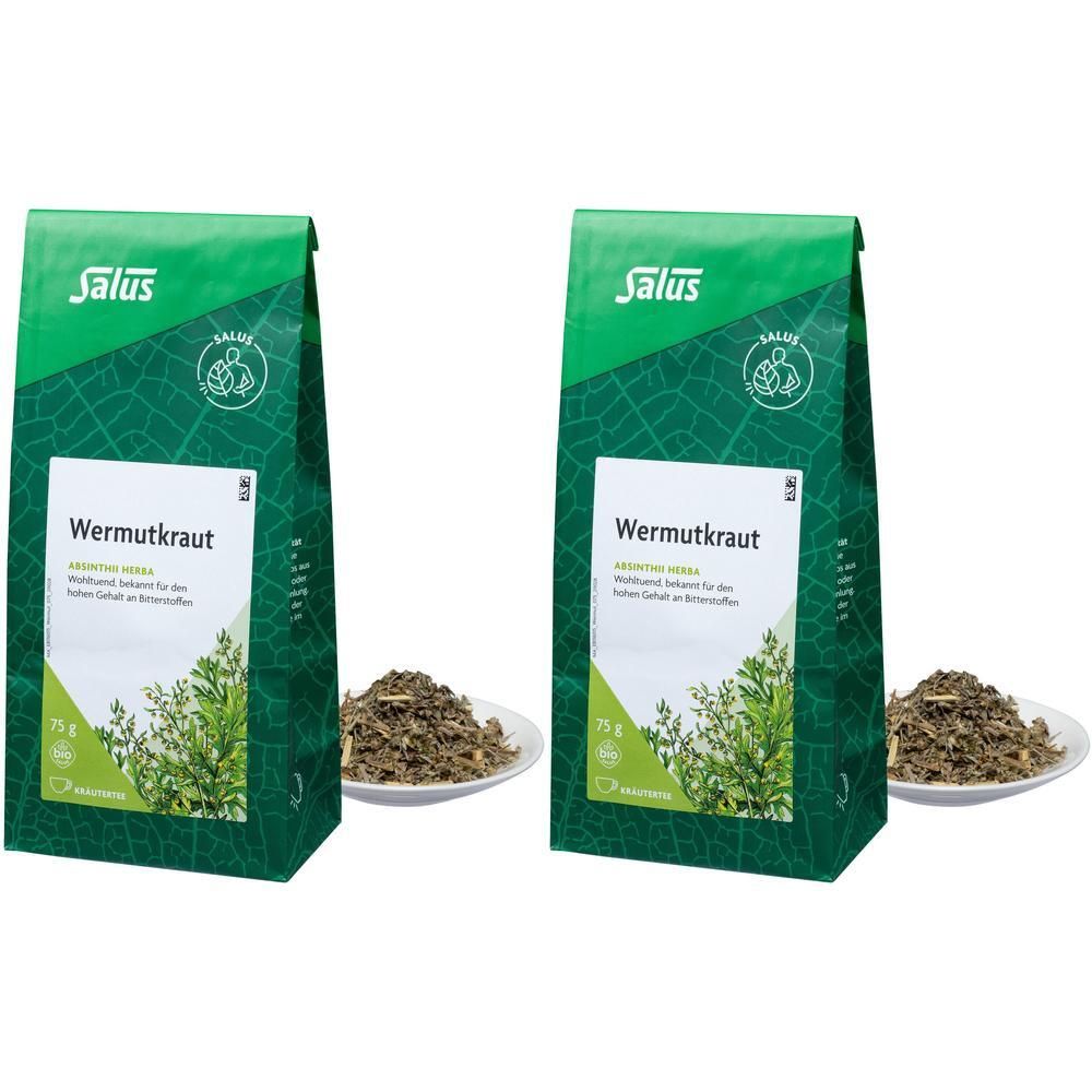 Wermutkraut Tee Bio Absinthii herba Salus 2x 2x75 g