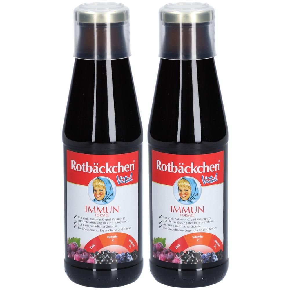 Rabenhorst Rotbäckchen Vital Immun Formel Saft 2x 2x450 ml