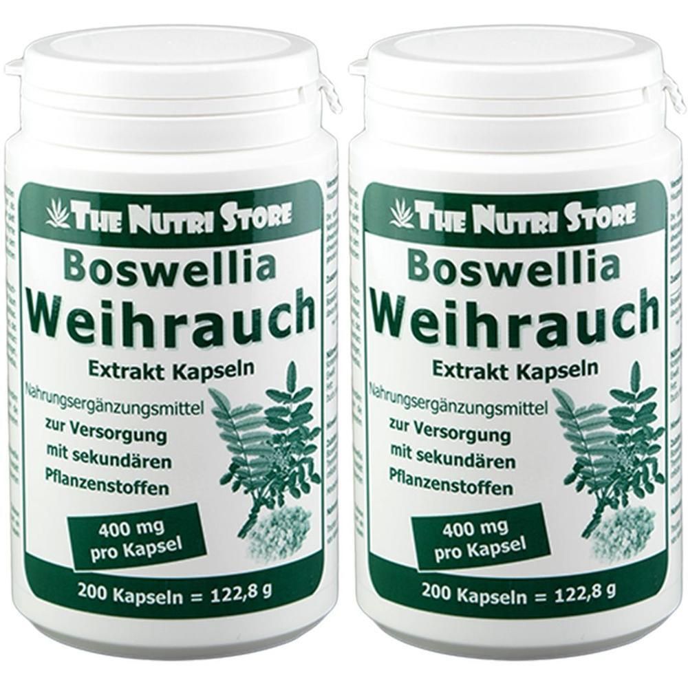 Weihrauch 400 mg Extrakt veget.Kapseln 2x 2x200 St Kapseln