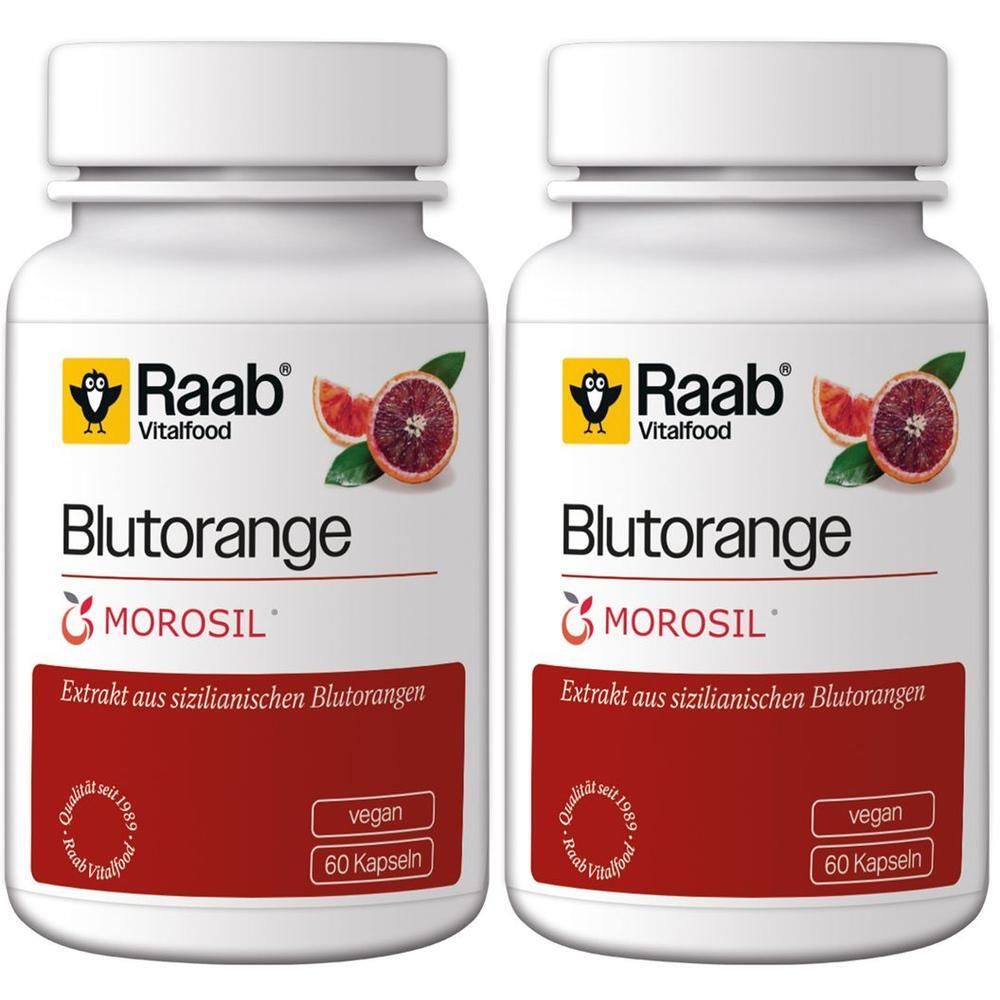 Raab Vitalfood Morosil Blutorange Kapseln 2x 2x60 St