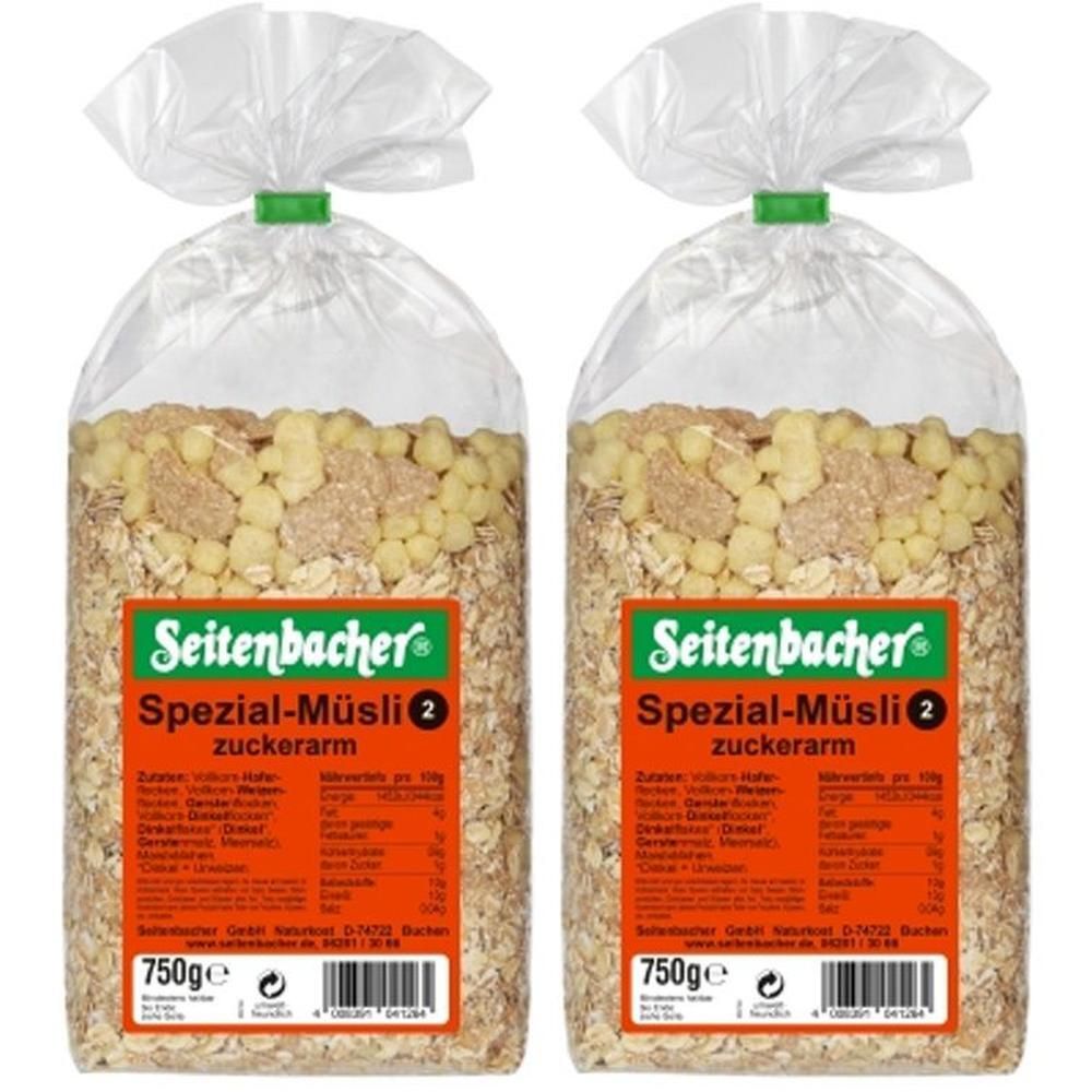 Seitenbacher Spezial Müsli II 2x 2x750 g