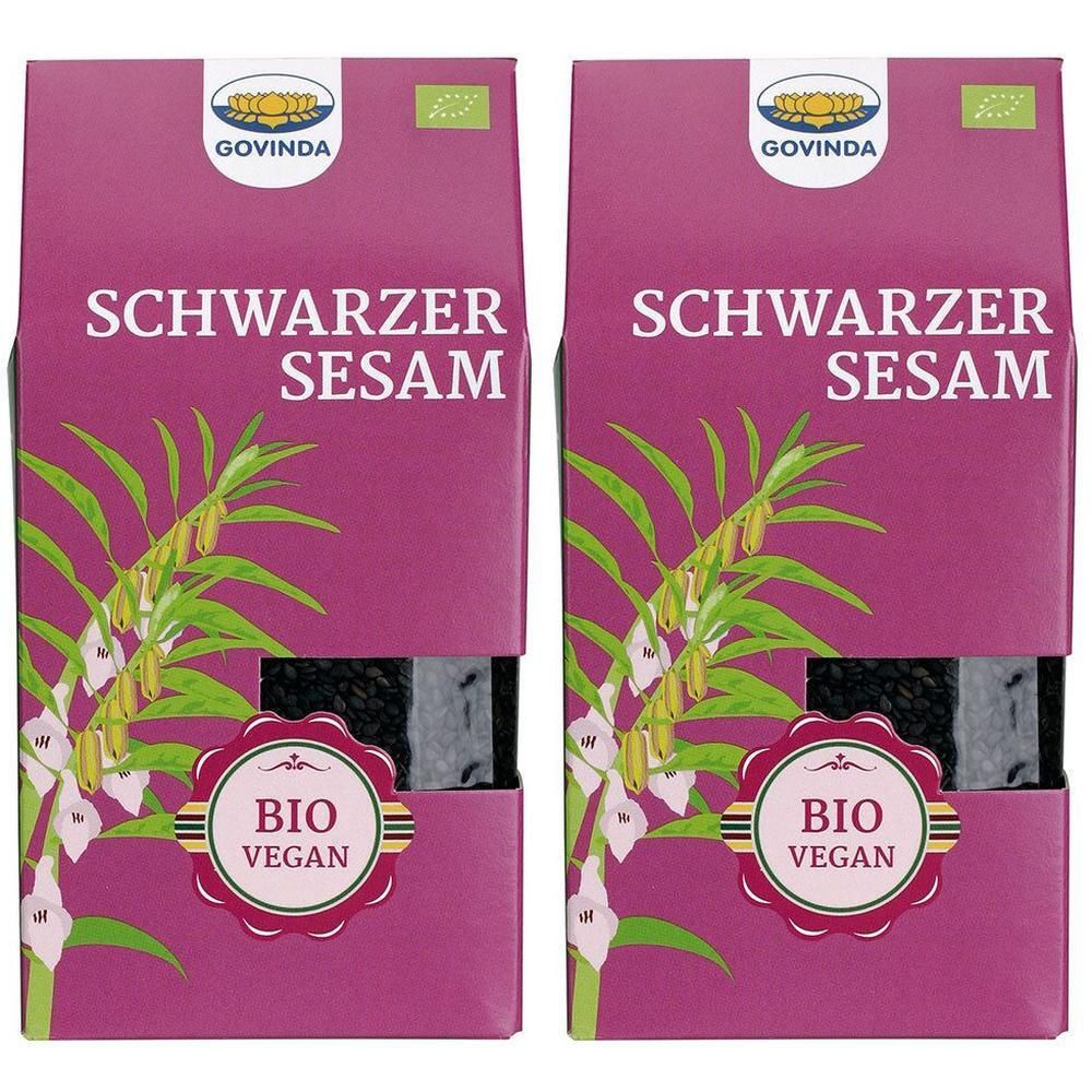 Govinda Bio Schwarzer Sesam 2x 2x200 g