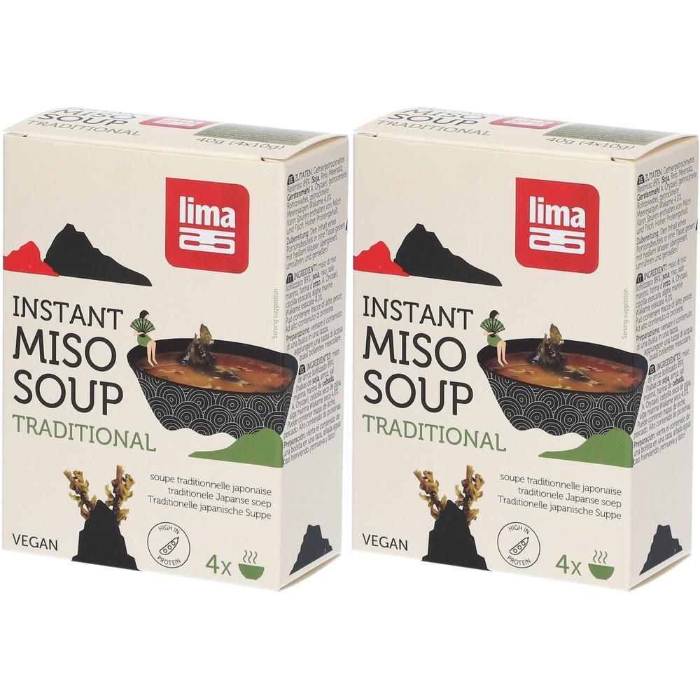 Lima Instant Miso Suppe 2x 2x40 g