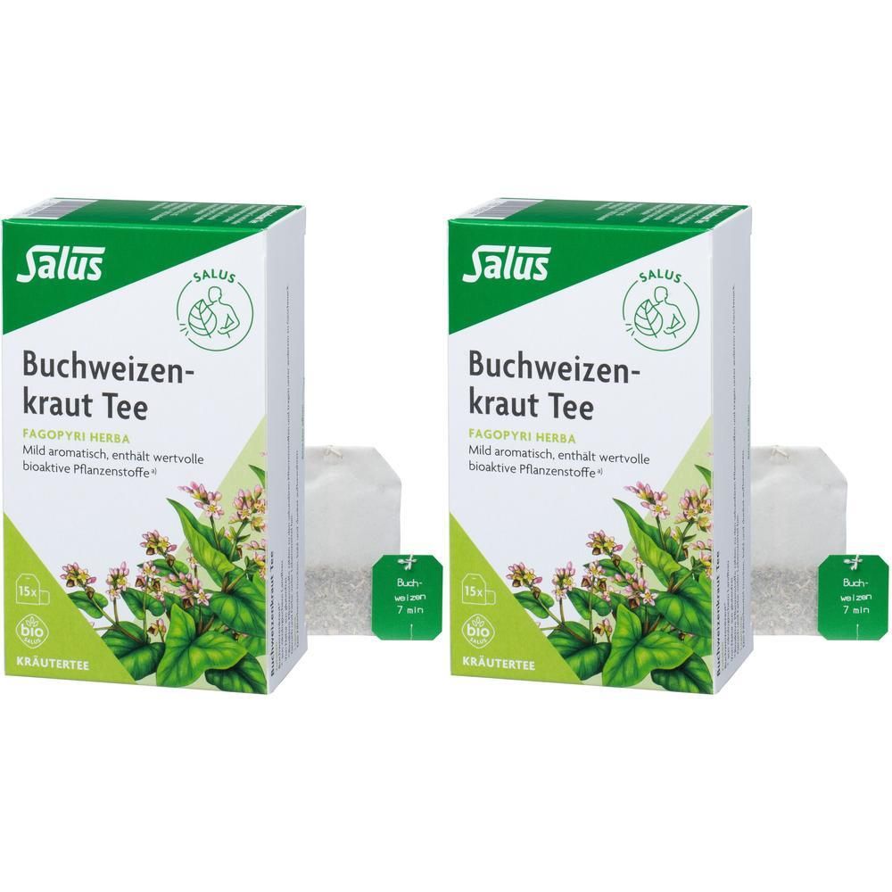 Buchweizenkraut Tee Fagopyri herba Bio Salus Fbtl. 2x 2x15 St Filterbeutel