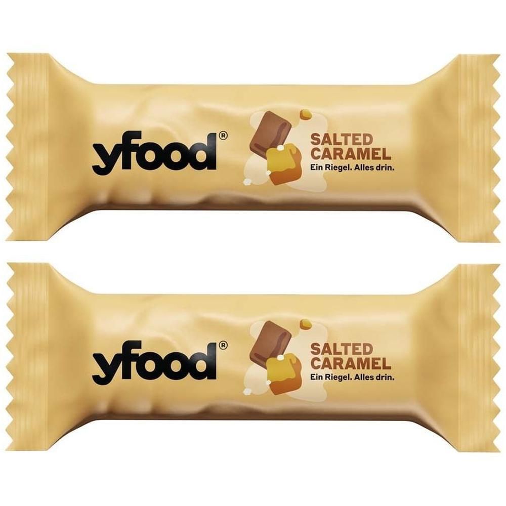 YFood Riegel Salted Caramel & Chocolate 12x60 g 2x 2x12x60