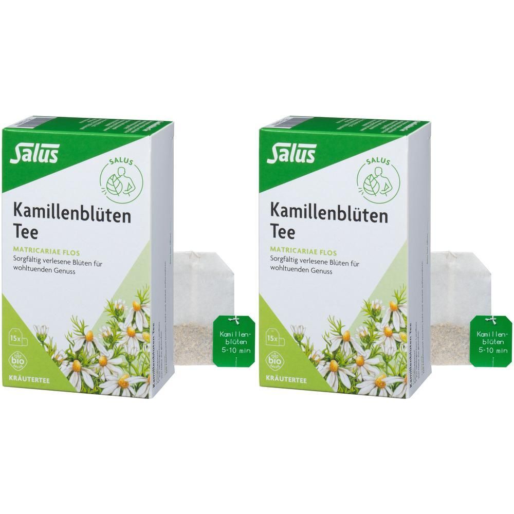 Kamillenblüten Tee Bio Matricariae flos Salus Fbtl 2x 2x15 St Filterbeutel