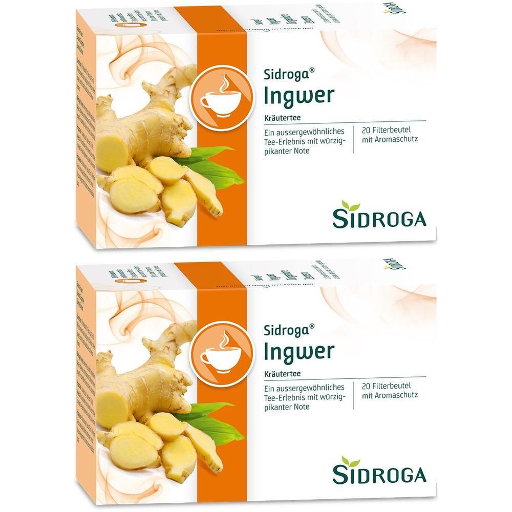 Sidroga Ingwer Tee Filterbeutel 2x 2x20x0,75 g