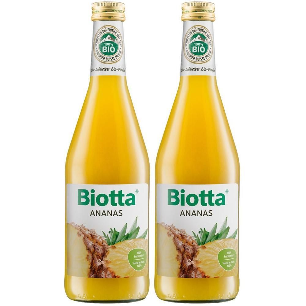 Biotta Ananas Direktsaft 2x 2x500 ml Saft