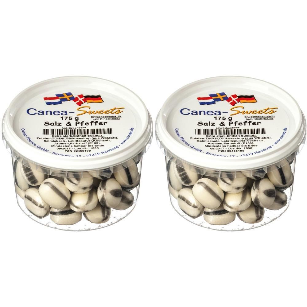 Salz & Pfeffer Lakritz 2x 2x175 g Bonbons