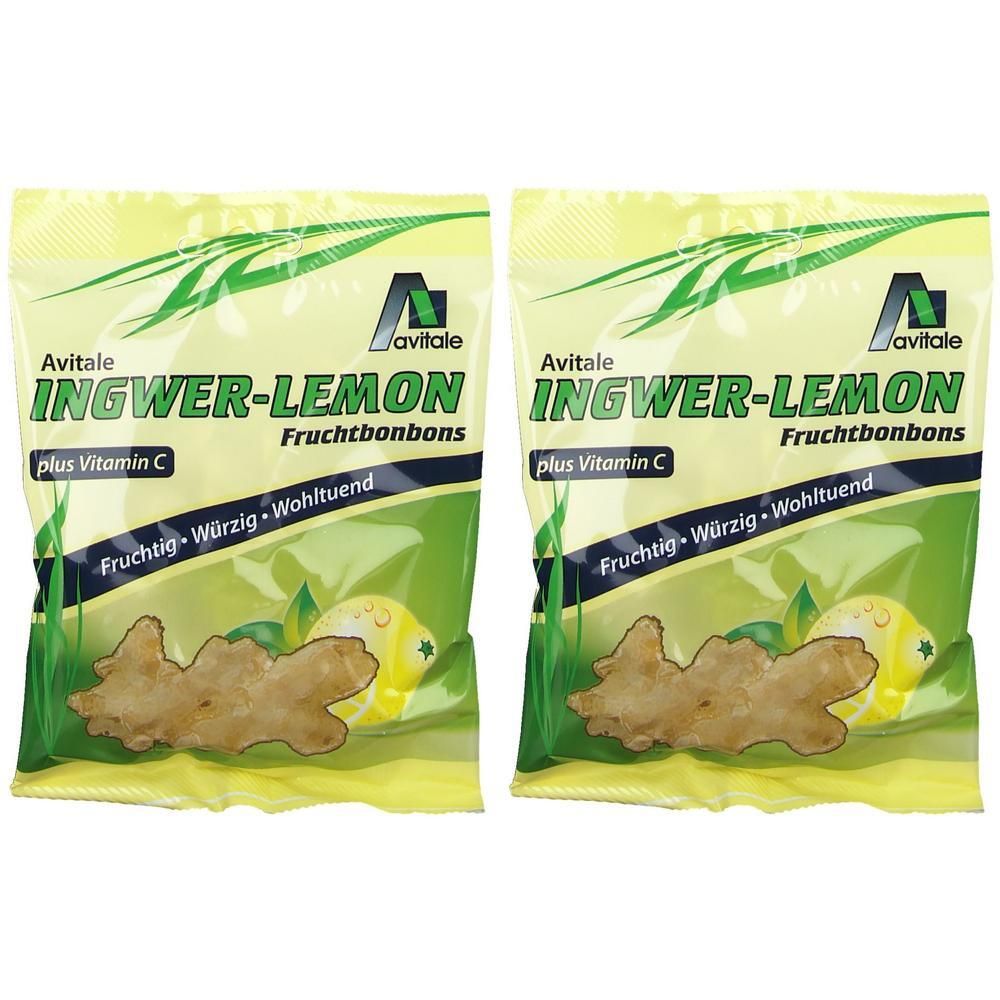 Ingwer Lemon Bonbons+Vitamin C 2x 2x75 g Bonbons