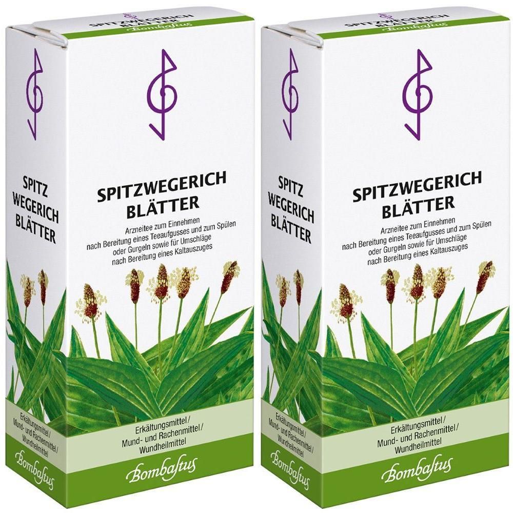 Spitzwegerichblätter Tee 2x 2x75 g