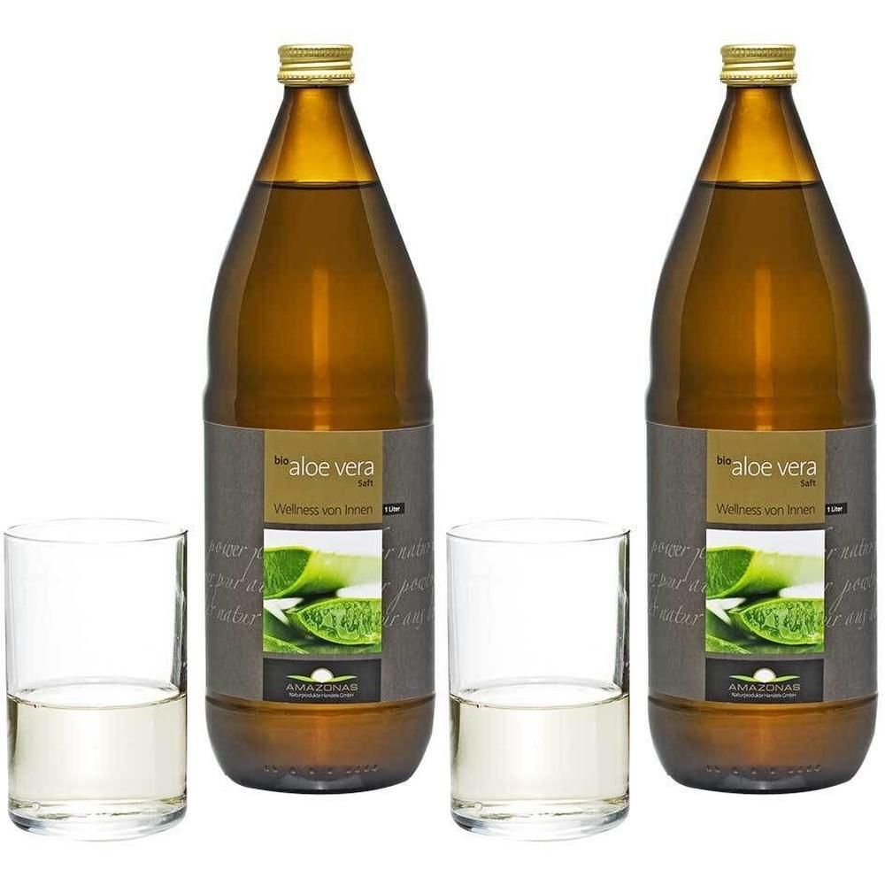 Aloe Vera Saft Bio 100% 2x 2x1 l