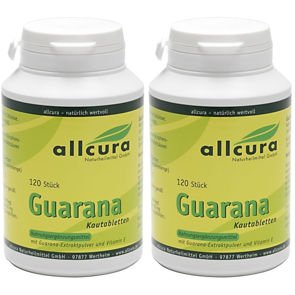 Guarana Kautabletten 2x 2x120 St