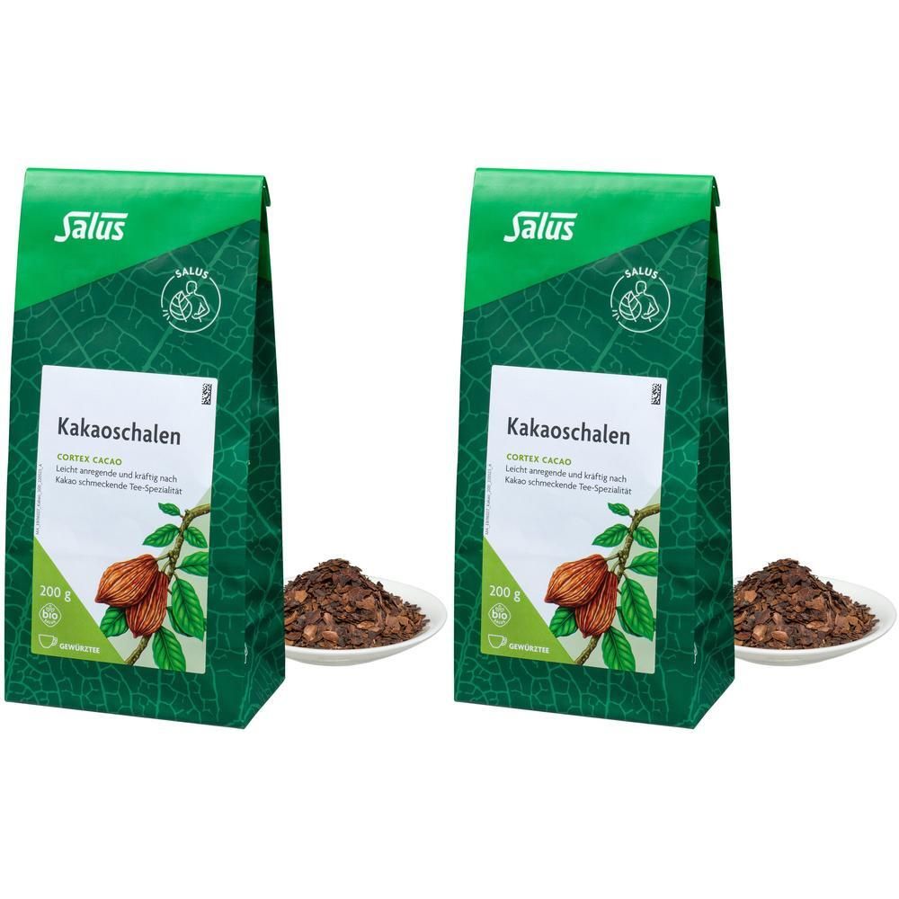 Kakaoschalen Tee Bio Cortex cacao Salus 2x 2x200 g