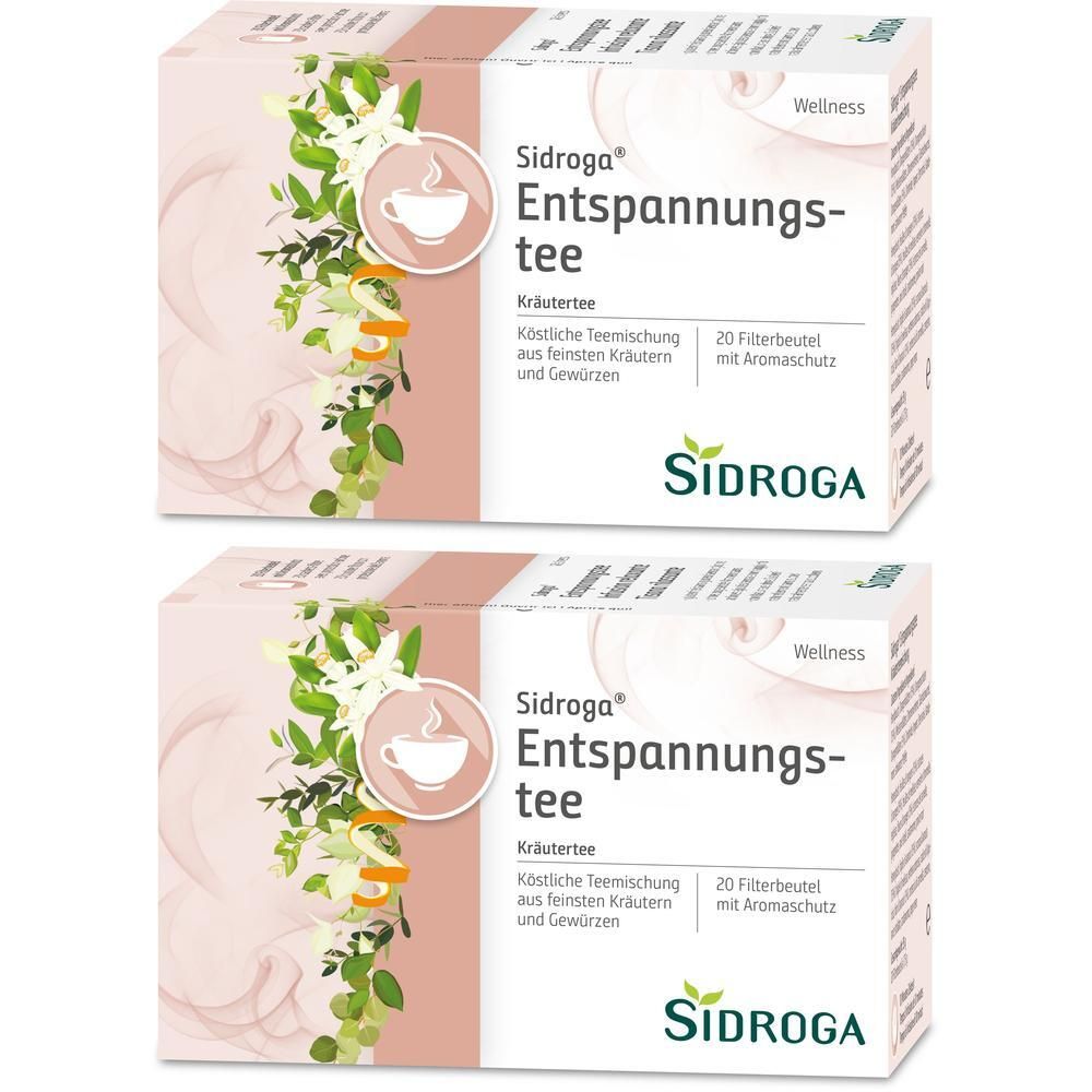 Sidroga Wellness Entspannungstee Filterbeutel 2x 2x20x1,75 g Tee