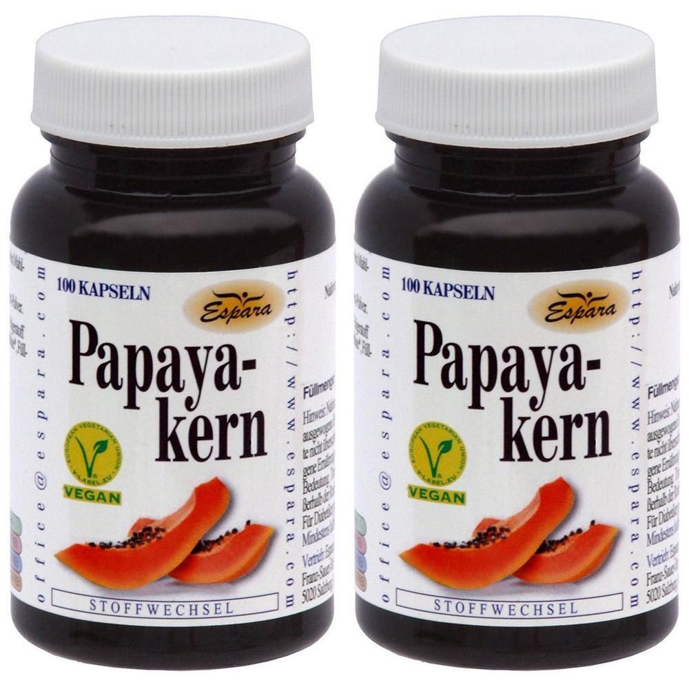 Papayakern Kapseln 2x 2x100 St