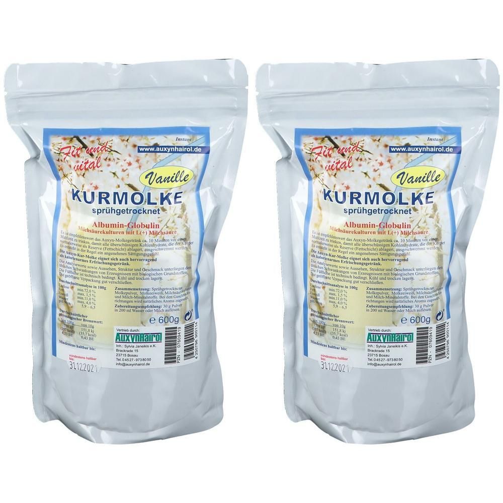 Molke KUR Vanille instant Pulver 2x 2x600 g