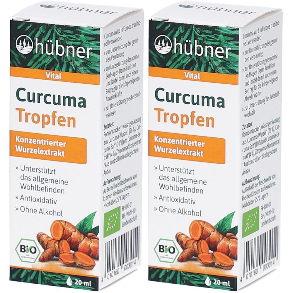Hübner Curcuma Tropfen 2x 2x20 ml