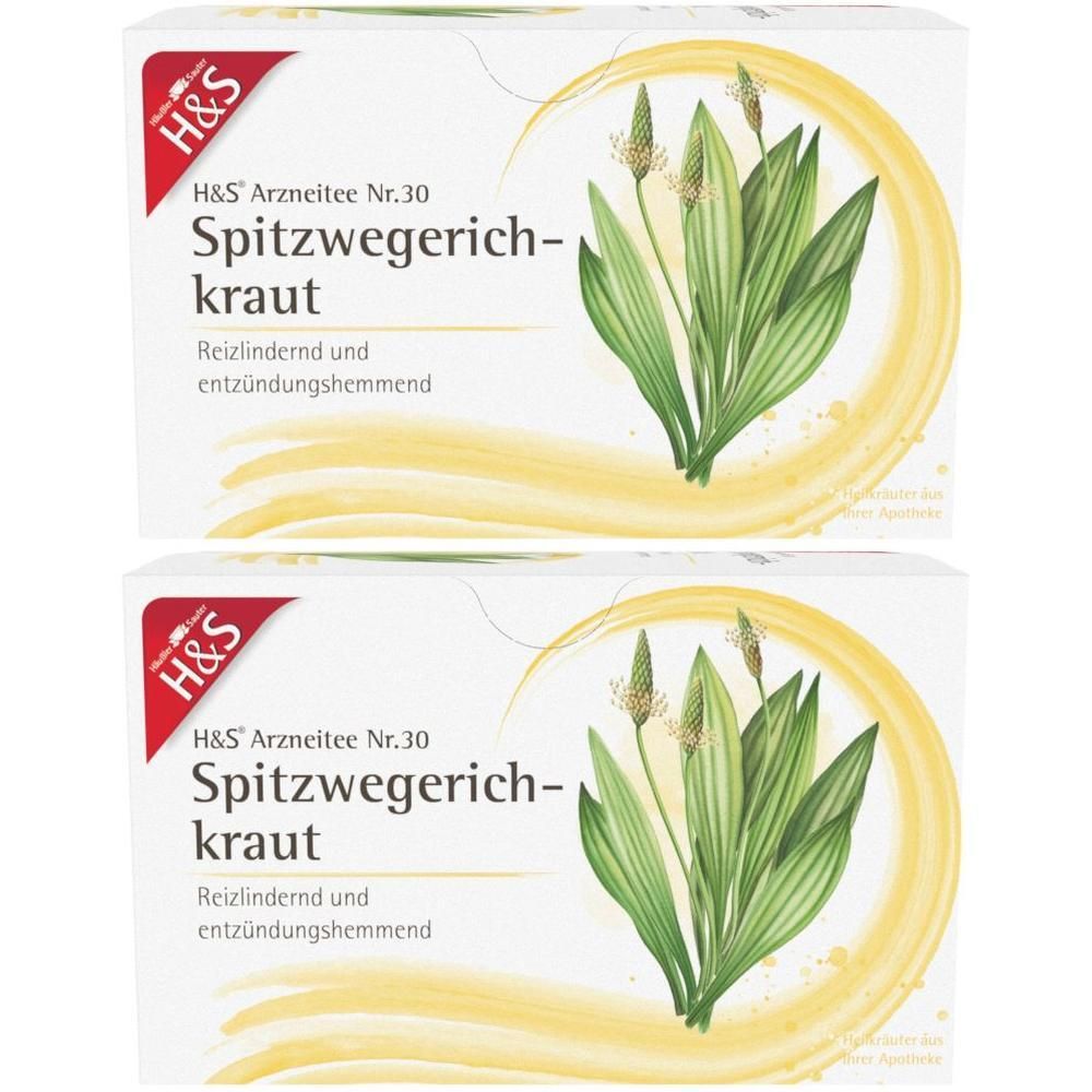 H&S Spitzwegerichkraut Filterbeutel 2x 2x20x1,5 g