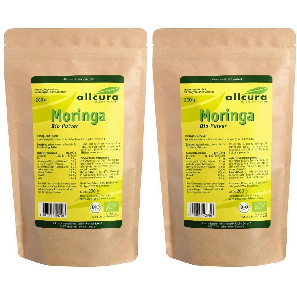 Moringa BIO Pulver 2x 2x200 g