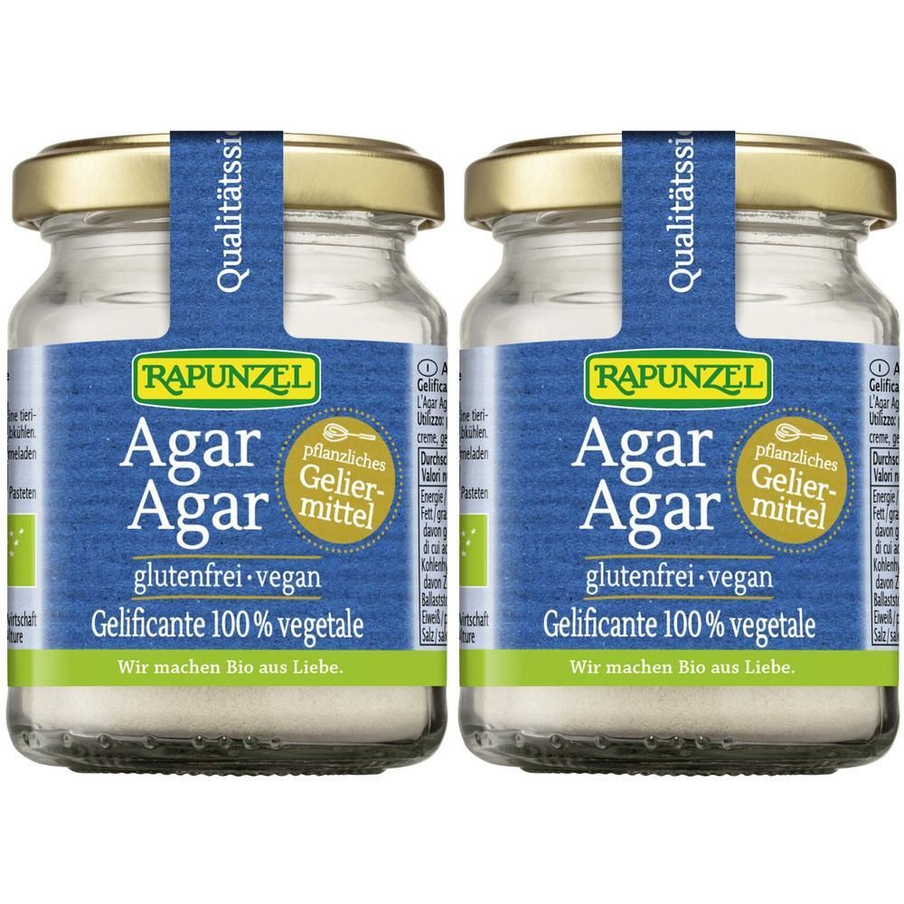 Rapunzel Bio Agar Agar, Pulver 2x 2x60 g
