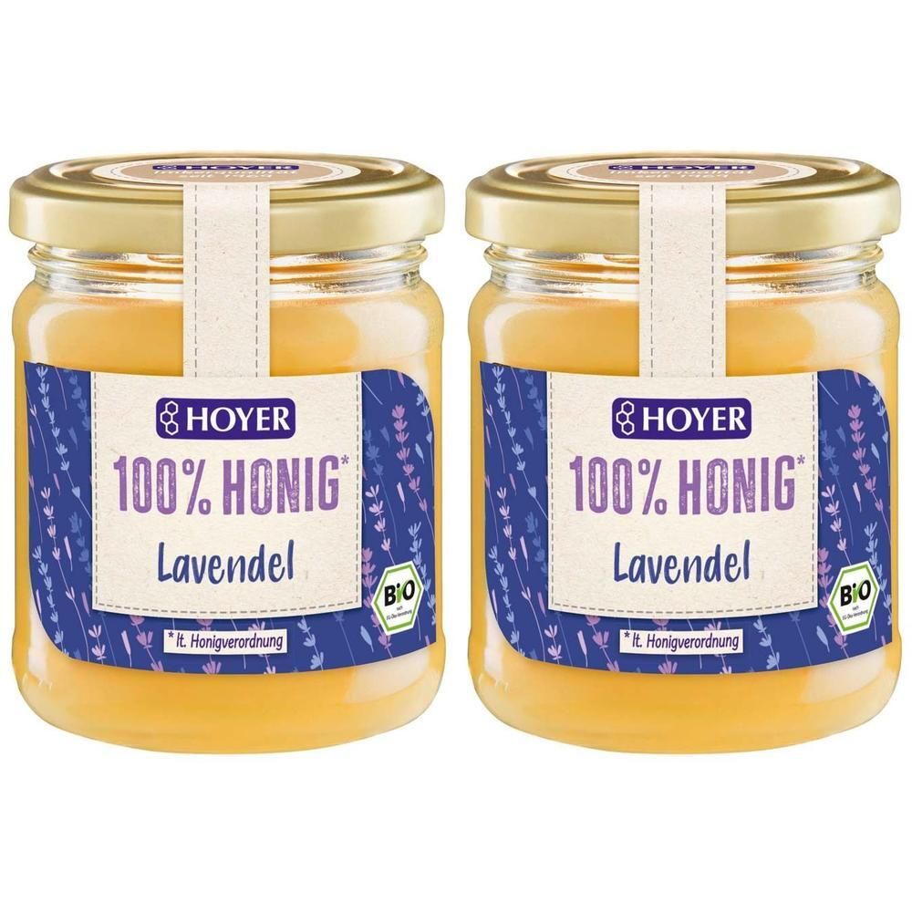 Hoyer Honig Lavendel Bio 2x 2x250 g