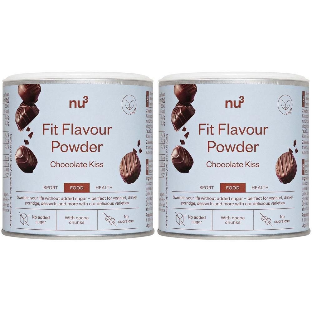 nu3 Fit Flavour Powder Chocolate Kiss 2x 2x150 g Pulver