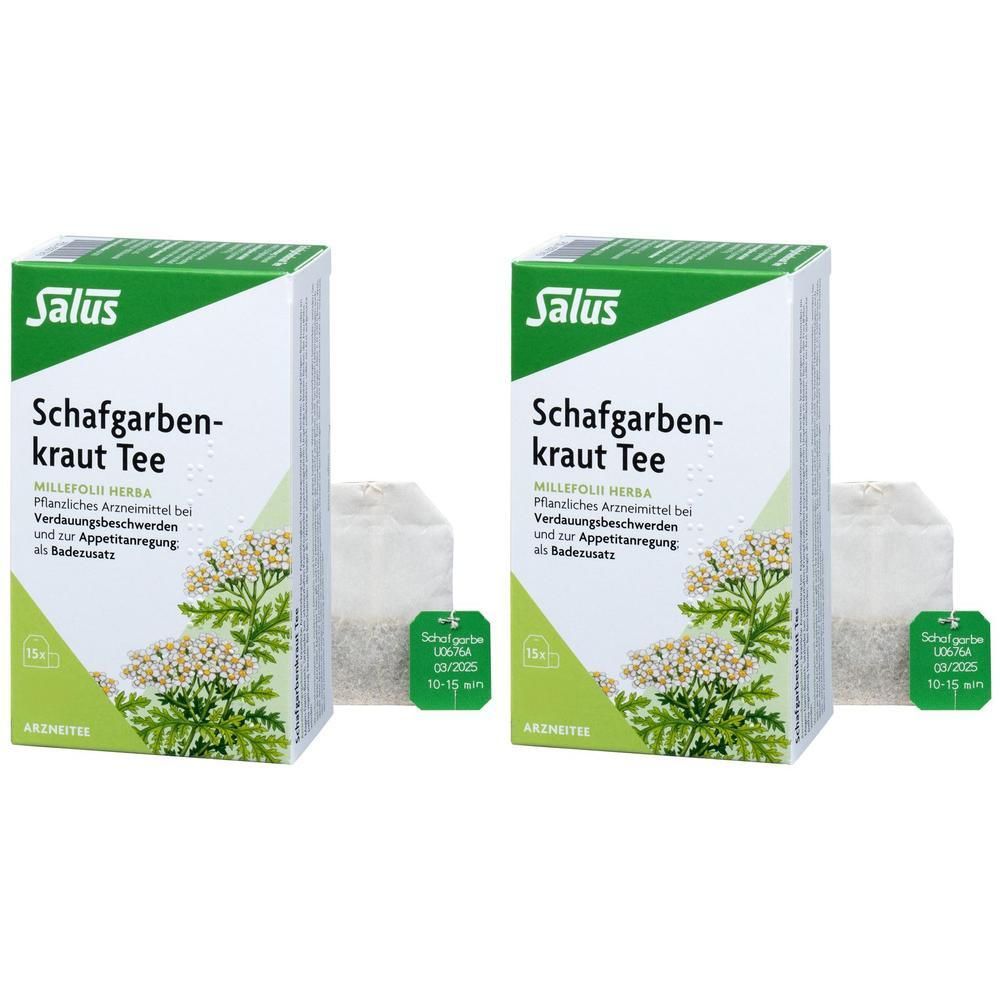 Schafgarbenkraut Arzneitee Millef.herba Bio Salus 2x 2x15 St Filterbeutel