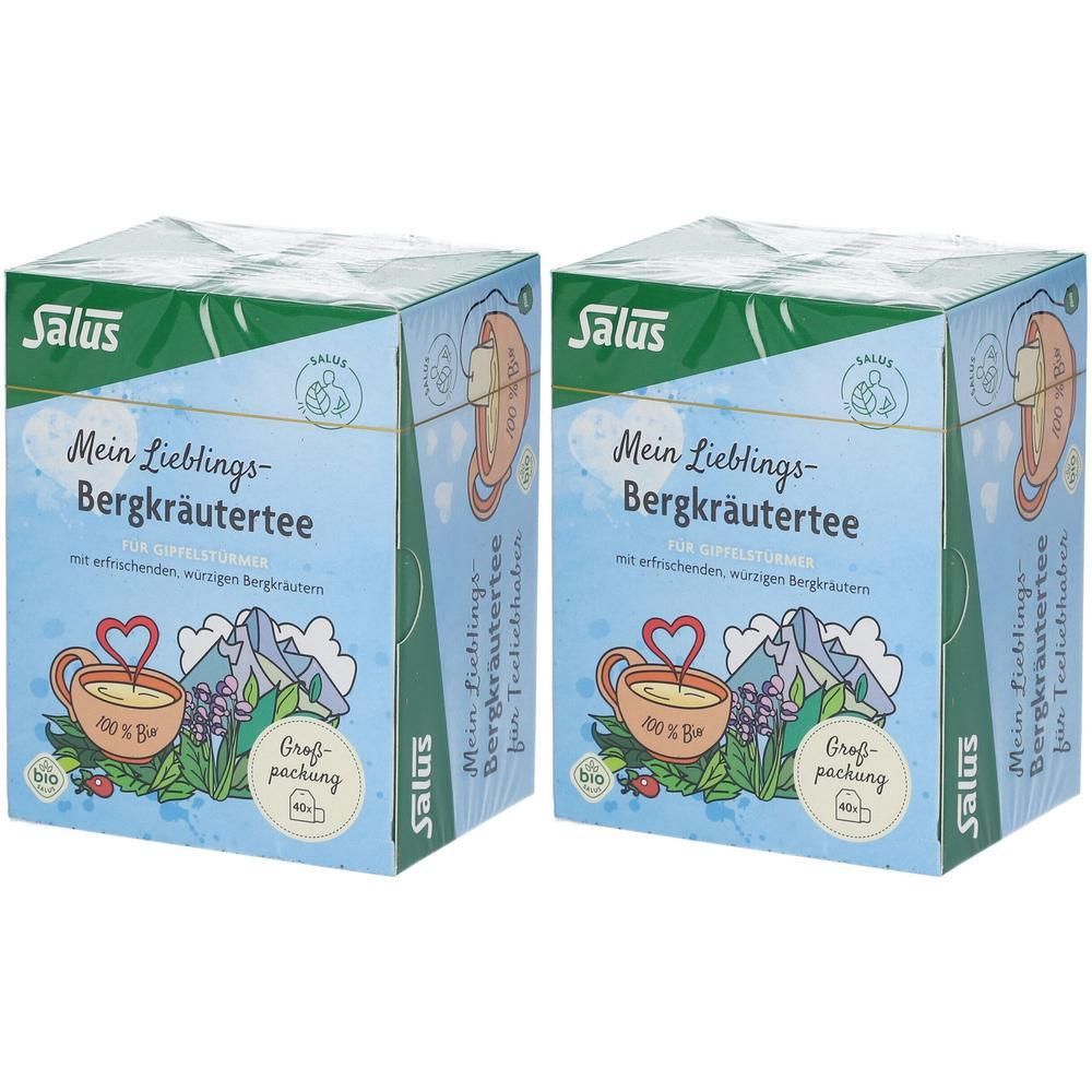 Mein LIEBLINGS-Bergkräuter-Tee Bio Salus Fbtl. 2x 2x40 St Filterbeutel