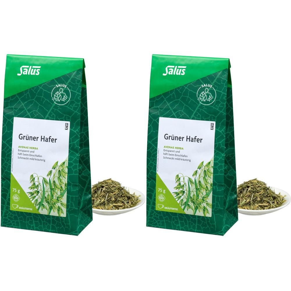 Grüner Hafertee Bio Salus 2x 2x75 g Tee