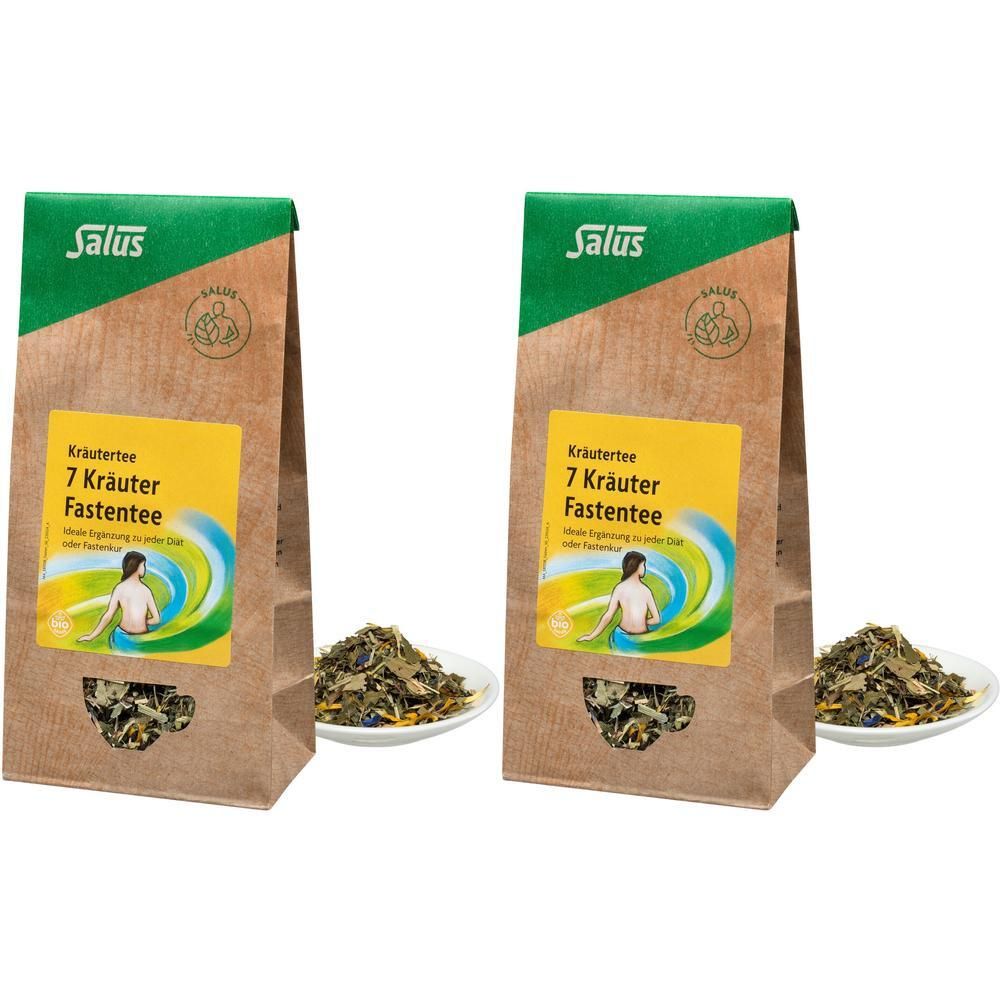 Fastentee 7 Kräuter Kräutertee Bio Salus 2x 2x50 g Tee