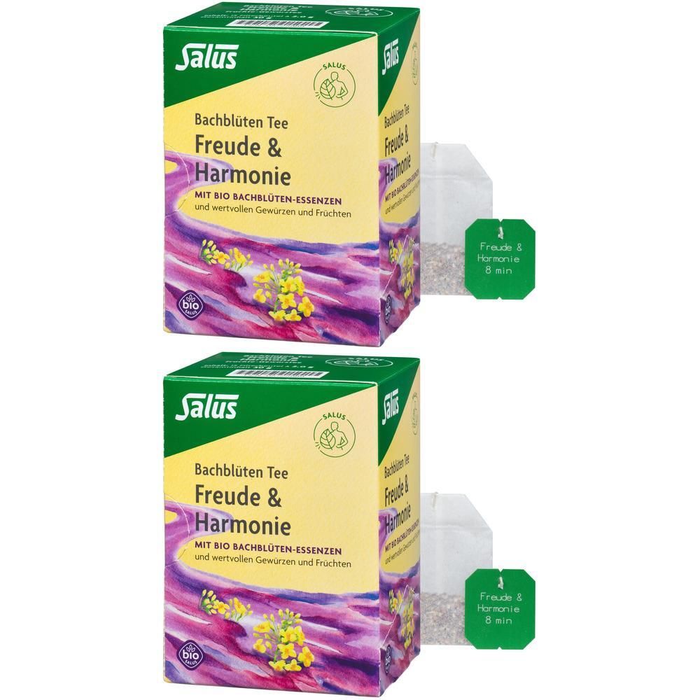 Bachblüten TEE Freude & Harmonie Bio Salus Fbtl. 2x 2x15 St Filterbeutel