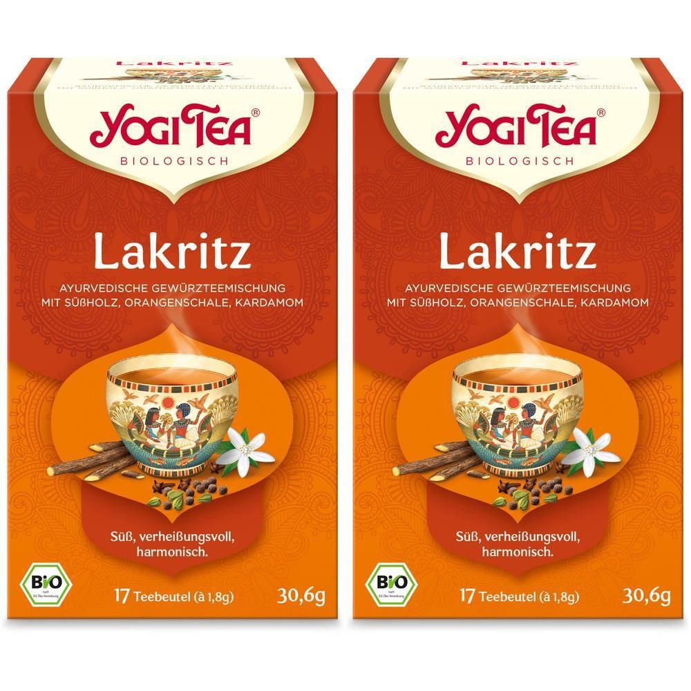 Yogi TEA Lakritz Bio Filterbeutel 2x 2x17x1,8 g