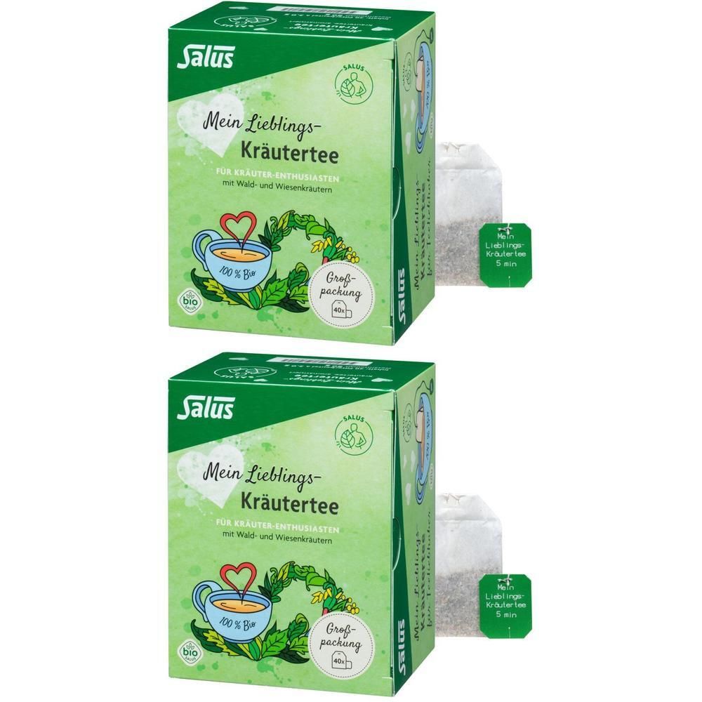 Mein LIEBLINGS-Kräuter-Tee Bio Salus Filterbeutel 2x 2x40 St