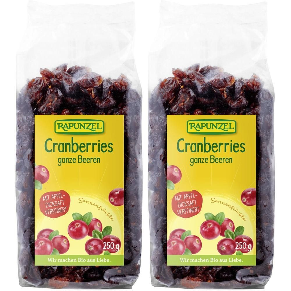Rapunzel Bio Cranberries 2x 2x250 g