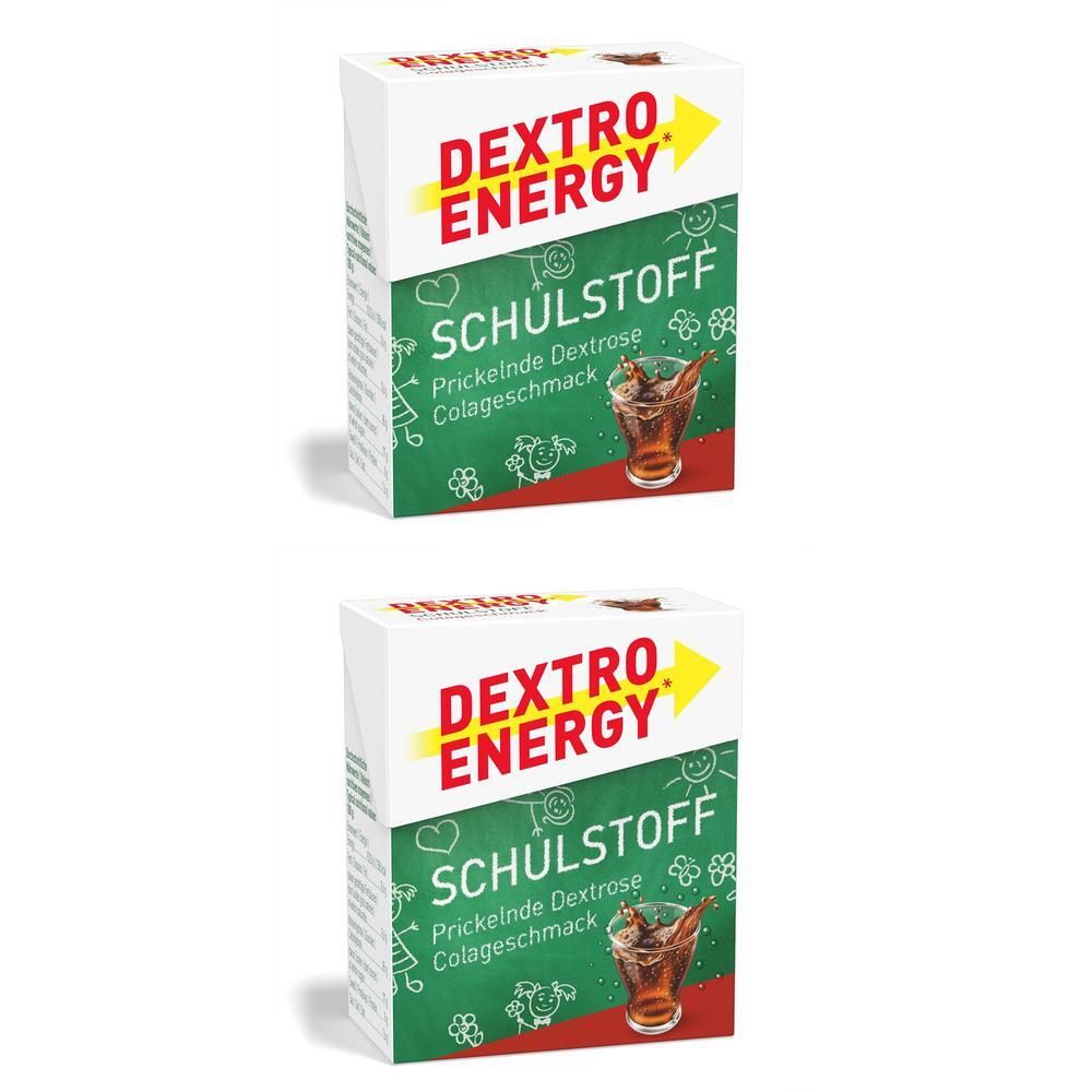 Dextro Energy Schulstoff ColaTäfelchen 2x 2x50 g Täfelchen