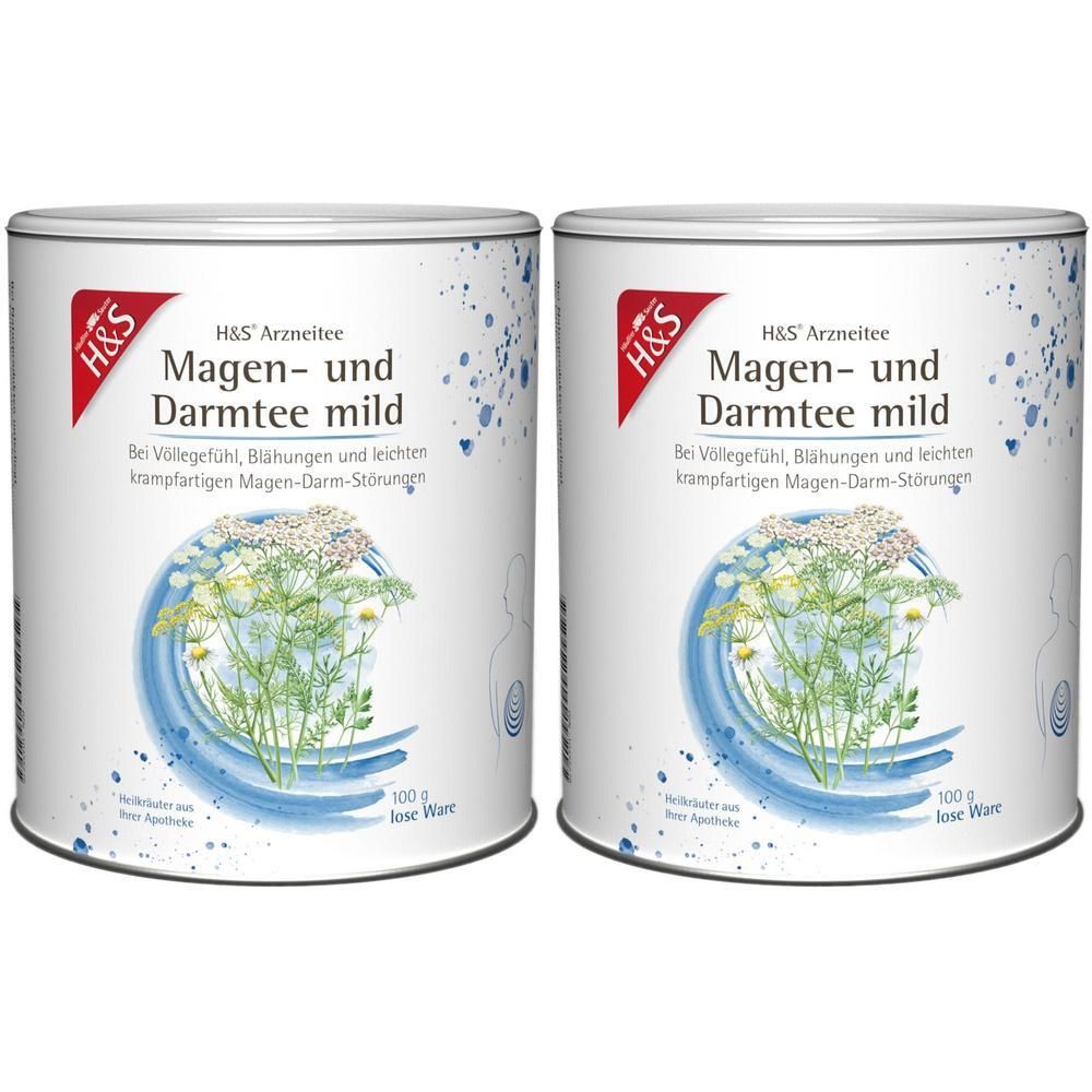 H&S Magen- und Darmtee mild lose 2x 2x100 g Tee
