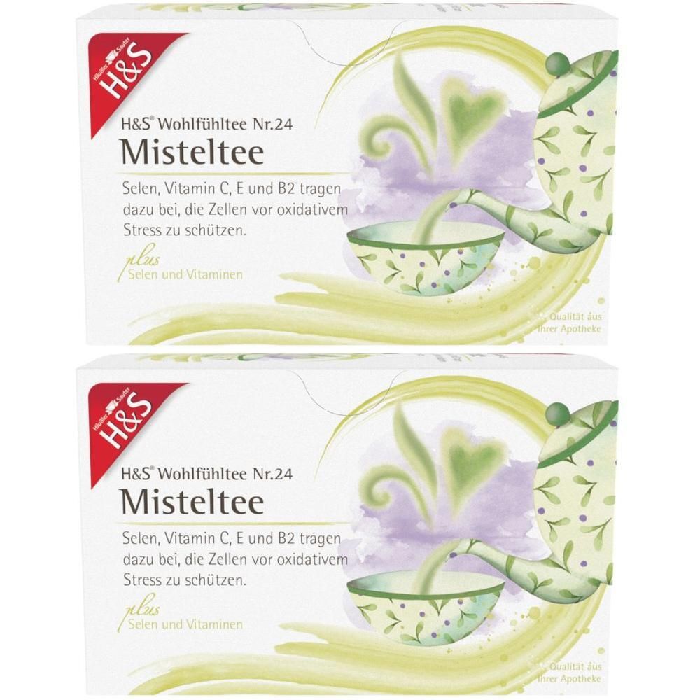 H&S Misteltee mit Selen und Vitaminen Filterbeutel 2x 2x20x2 g