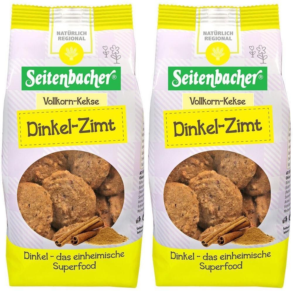 Seitenbacher Dinkel Zimt Keks 2x 2x200 g